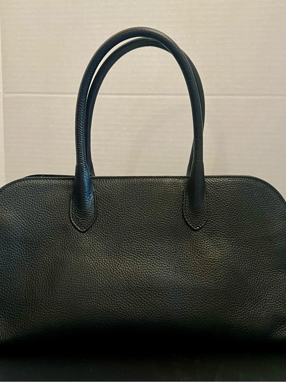 Cowhide Pattern Top-Handle Women's Bag in Brown and Black